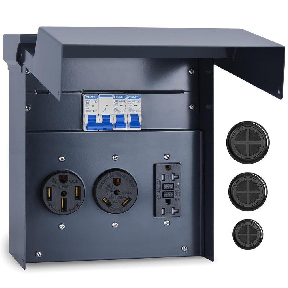 Outdoor Power Receptacle - Электрический распределительный щиток для автодомов с