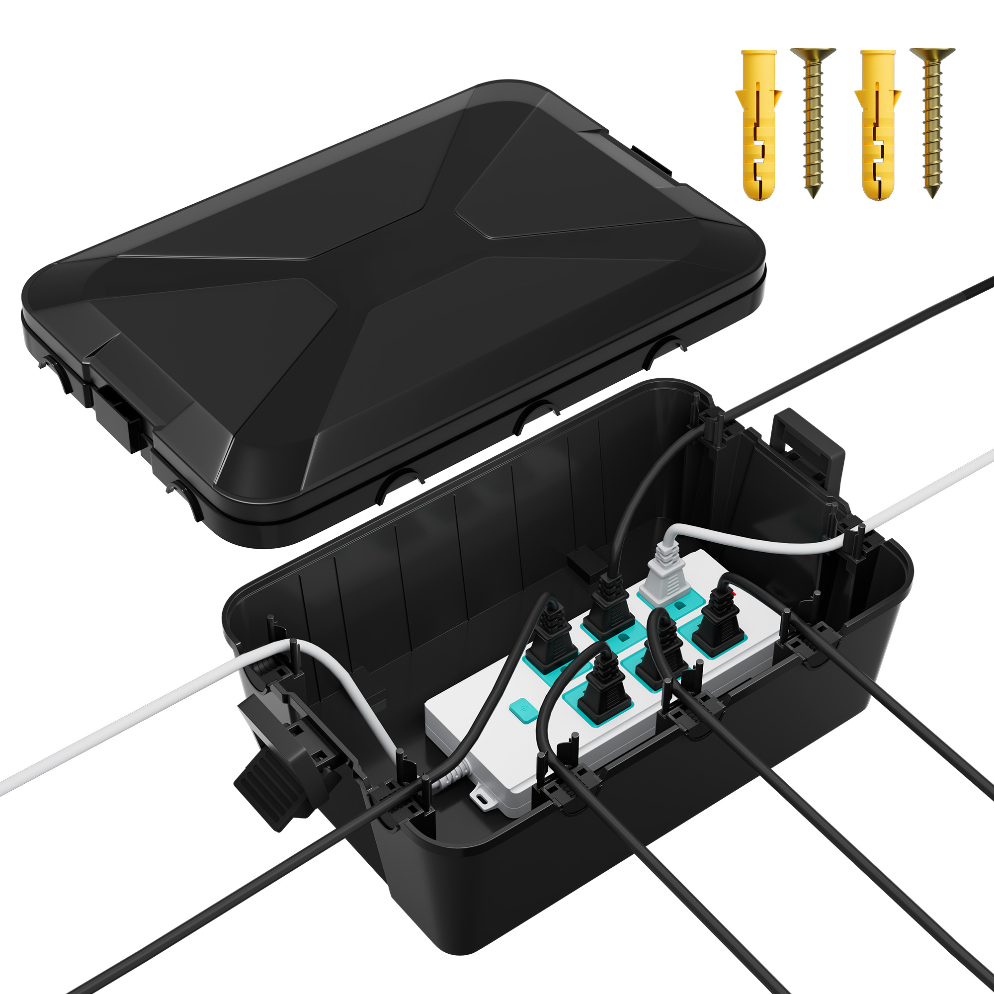 Outdoor Power Strip - Наружная электрическая коробка 13x8x5, большая наружная