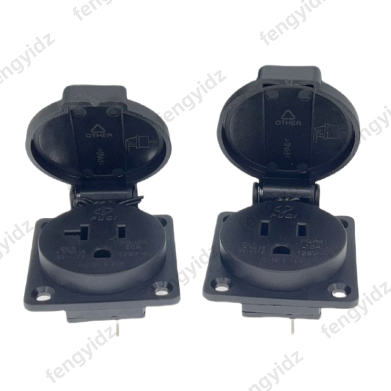Черный 125 В 15 А 20 А IP44 CE – обзор и цена Outdoor Power Receptacle