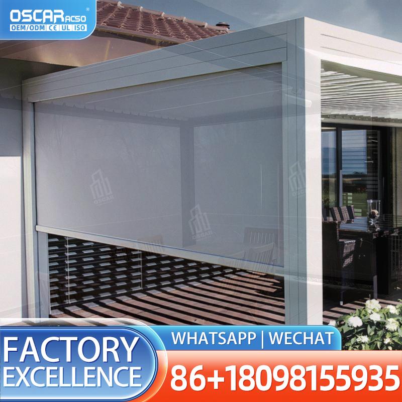 Электрические рулонные шторы н – обзор и цена Outdoor Power Roller Shades