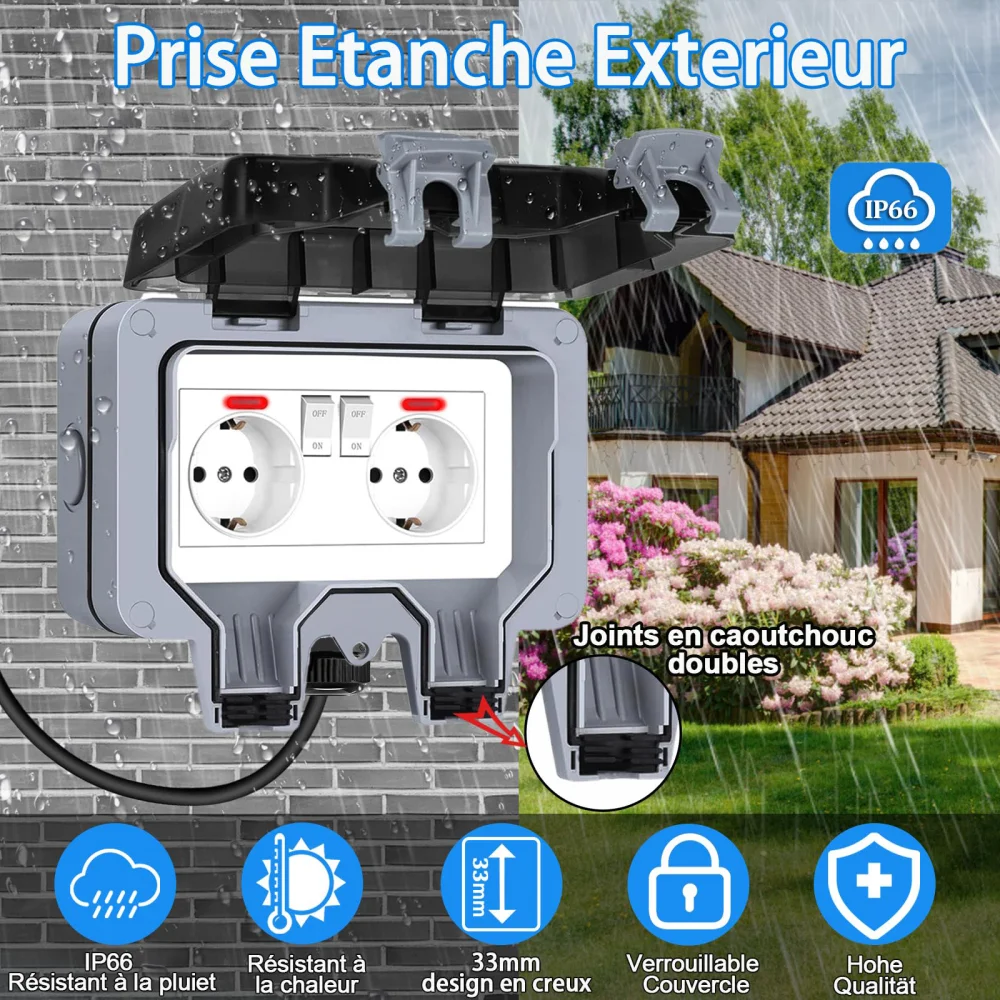 Наружная розетка в европейском – обзор и цена Outdoor Power Strip