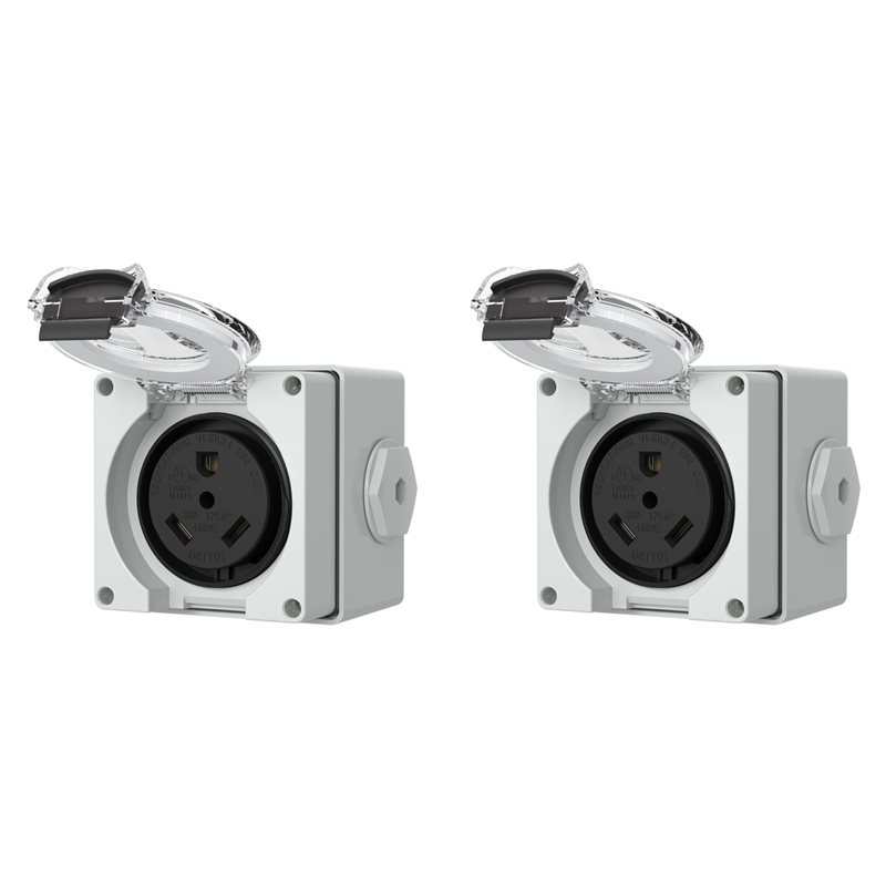 2x 30-амперовые розетки NEMA T – обзор и цена Outdoor Power Receptacle