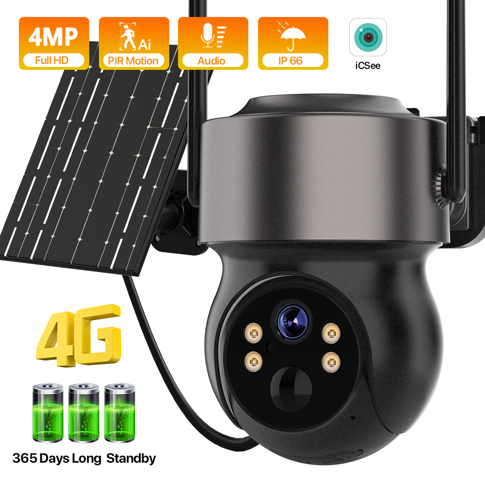 4 МП 4G SIM-камера на солнечно – обзор и цена Panel Power Outdoor