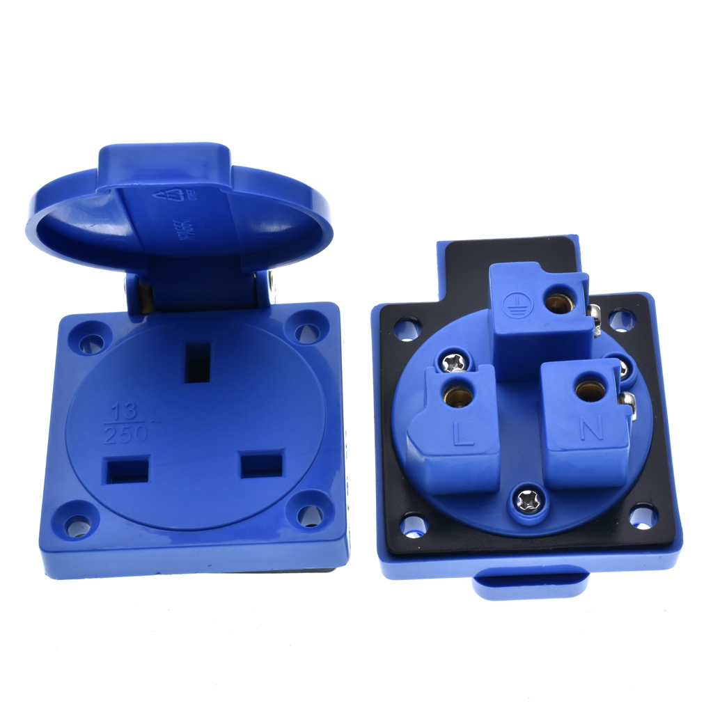 1 шт., Великобритания, черный, – обзор и цена Outdoor Power Receptacle