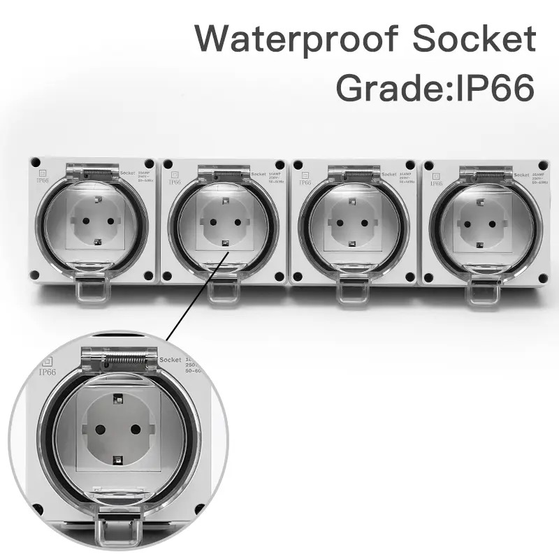 Водонепроницаемая розетка IP66 – обзор и цена Outdoor Power Receptacle
