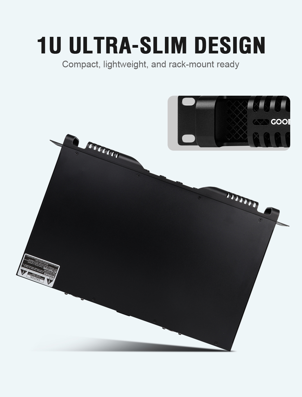 Цифровой усилитель Gooermi DE2 – обзор и цена Outdoor Power Amplifier